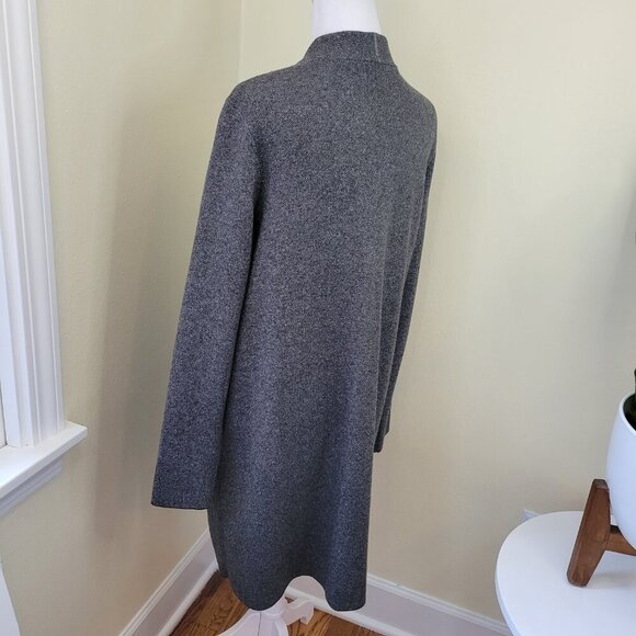 J. Jill Gray Sweater Button Closure Front Pockets Long Cardigan Women's Size S - Picture 5 of 15